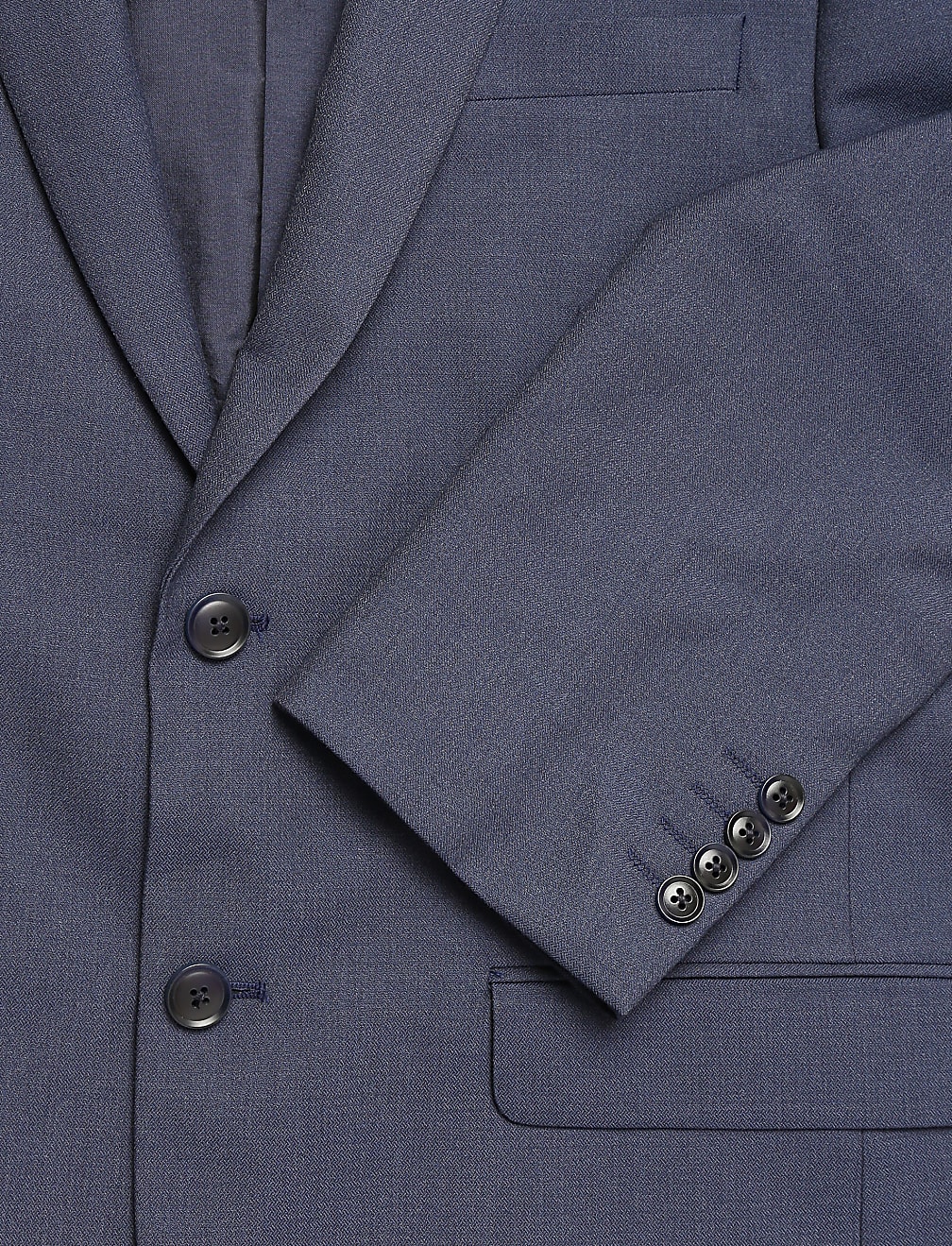 Plain Lapel Collar Blazer