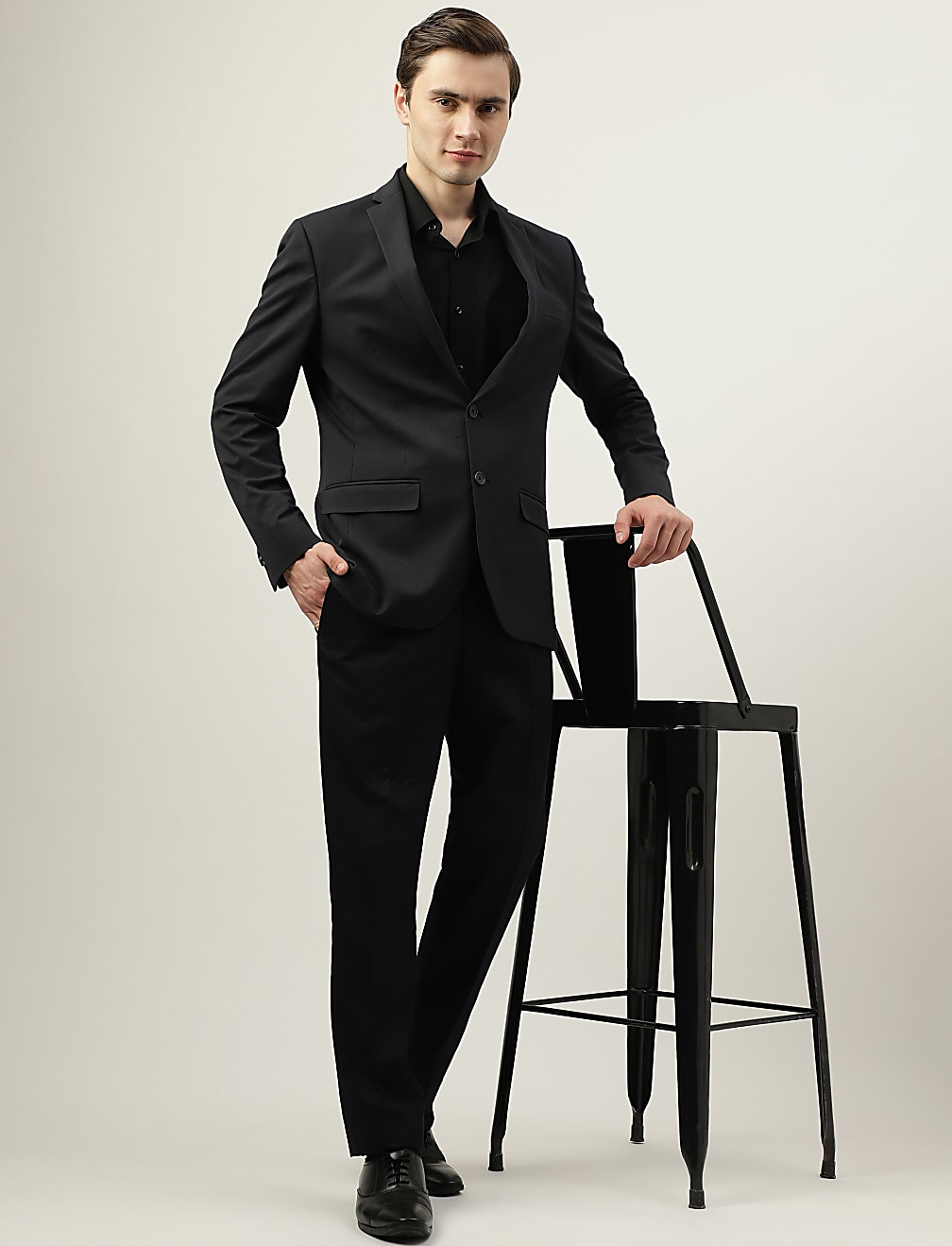 Fashion lapel collar plain slim coat shop