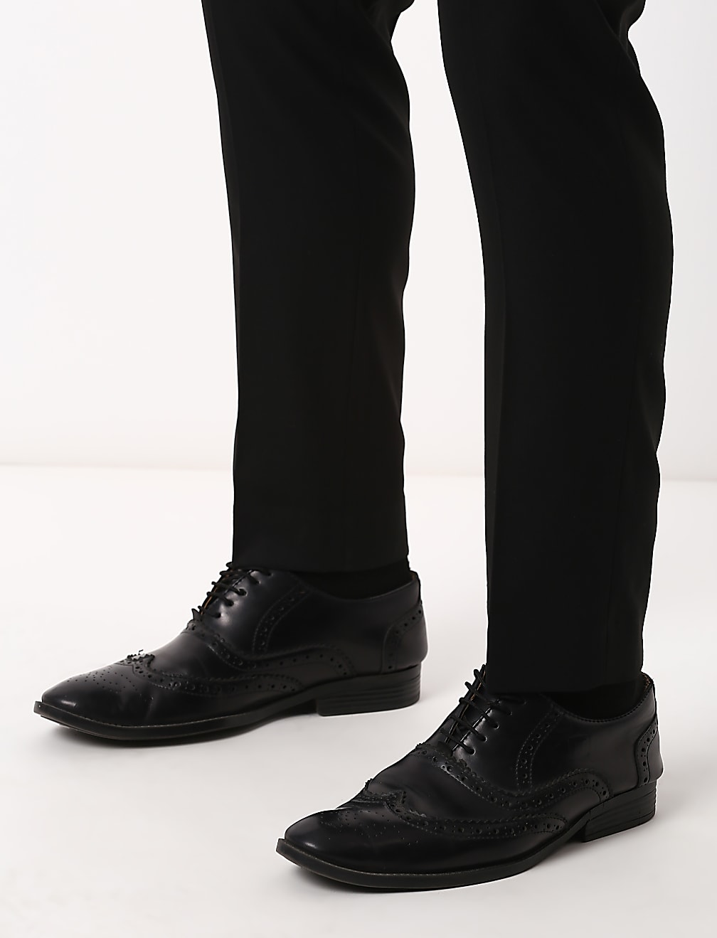 Black Dobby Trouser