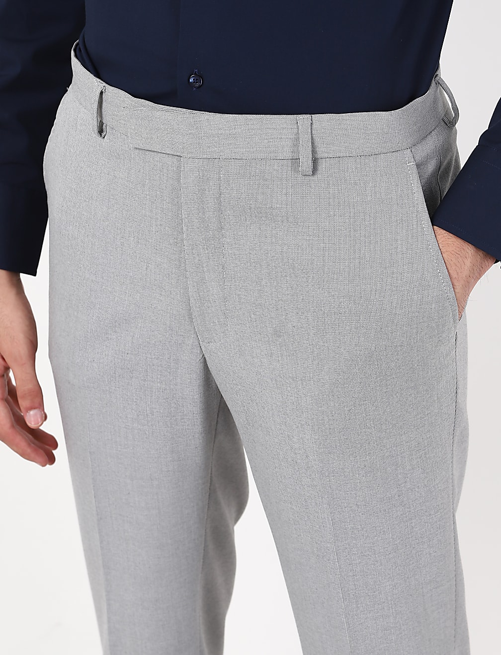 PV Textured Trouser with Stretch