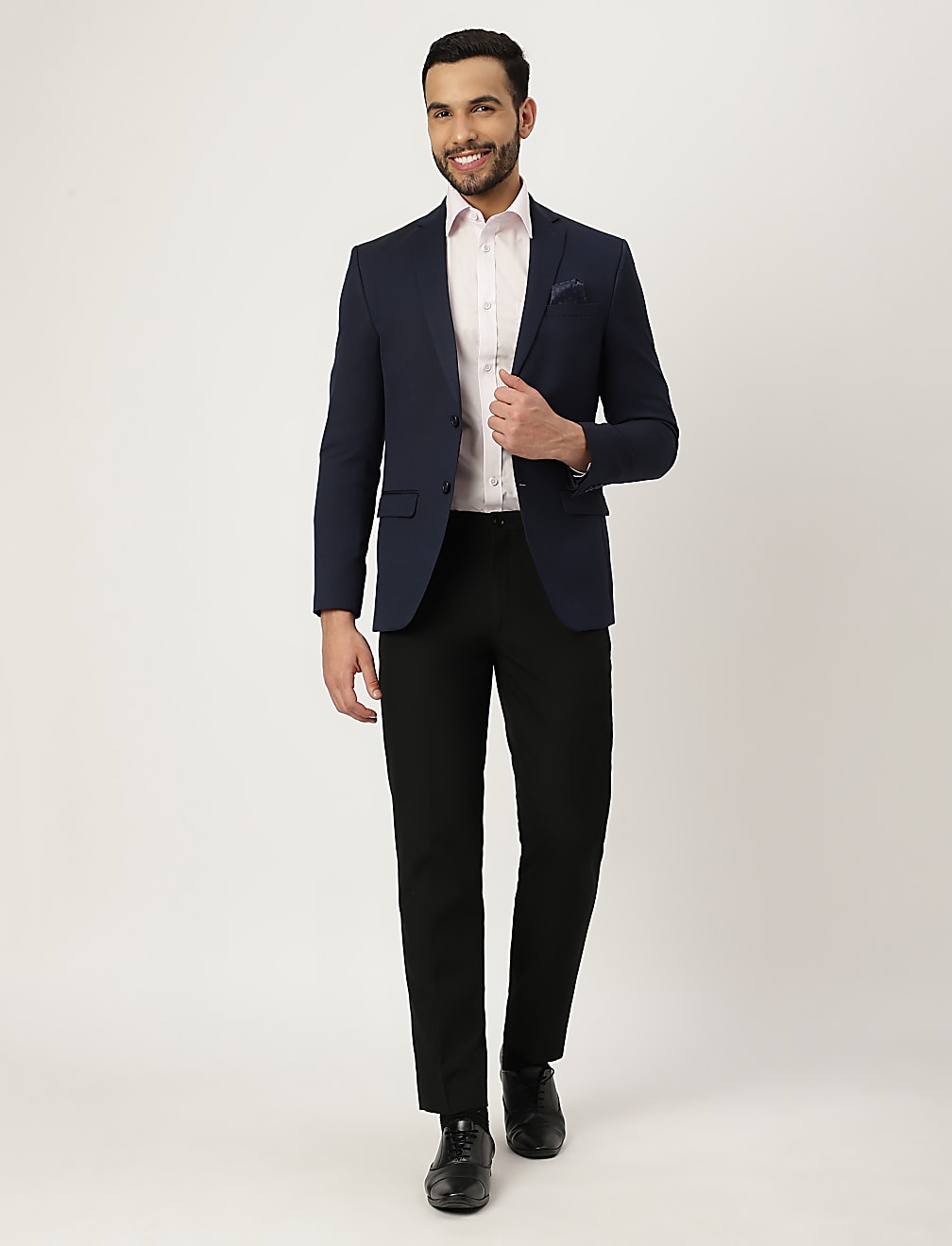 Textured Collared Blazer