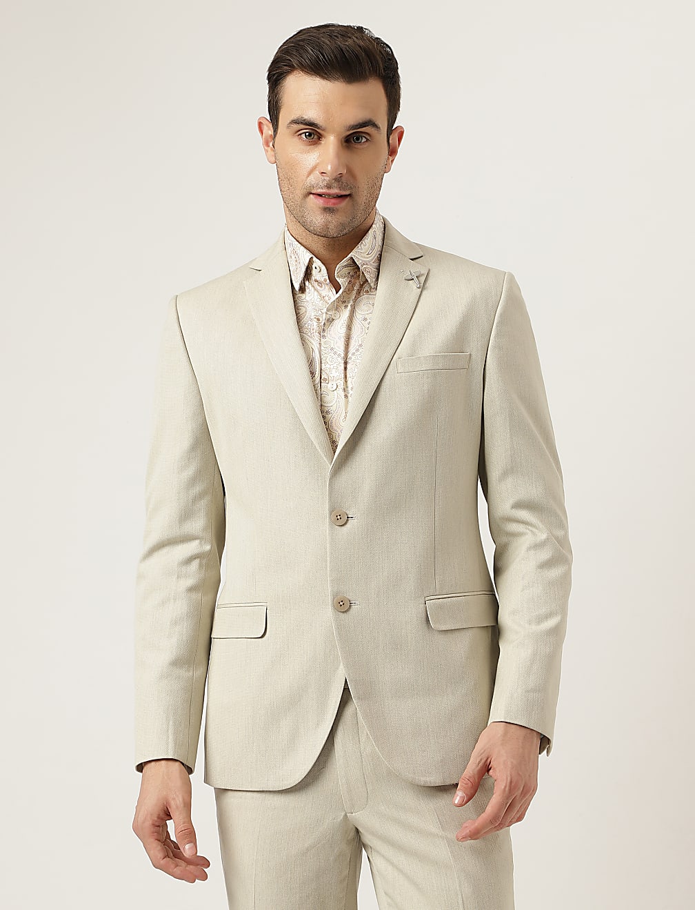 Premium Textured Slim Fit Blazer