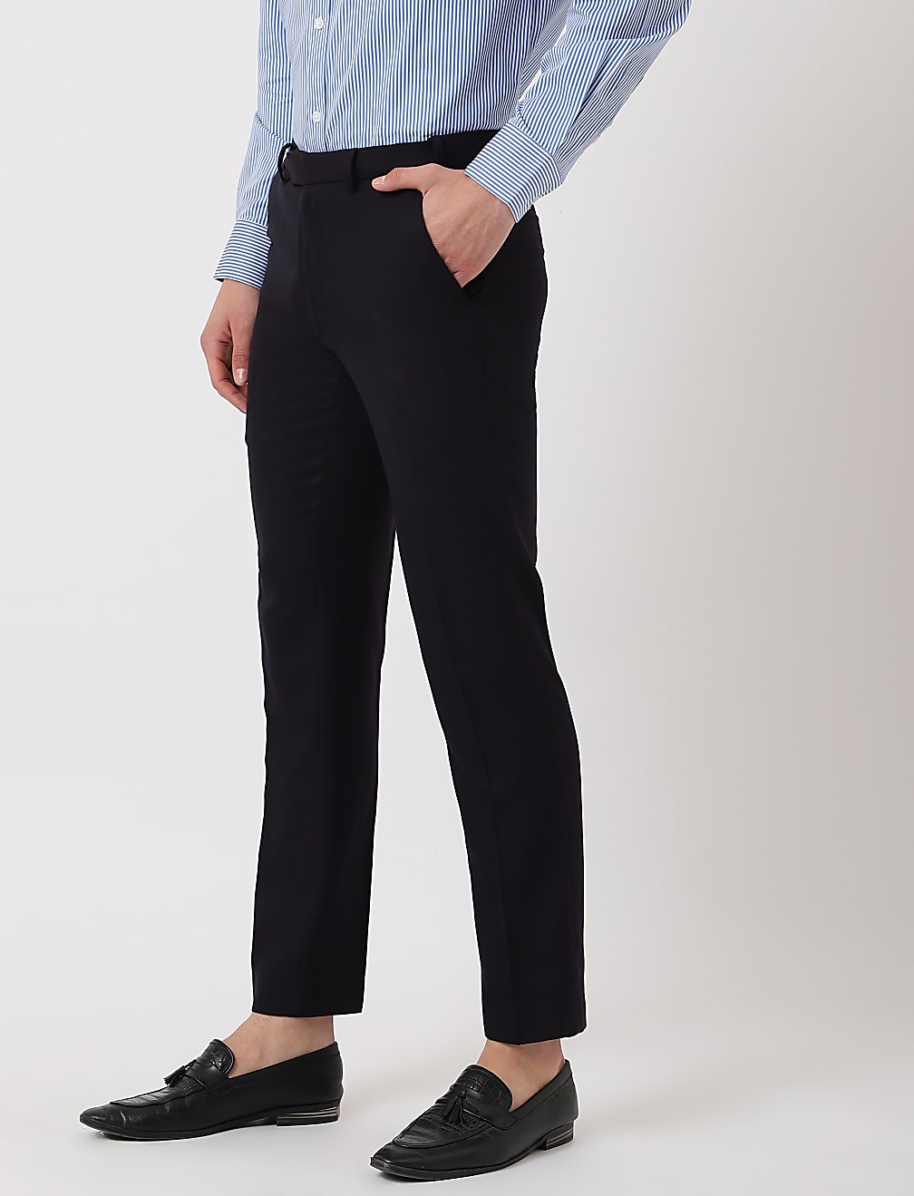 Textured Slim Fit Trouser
