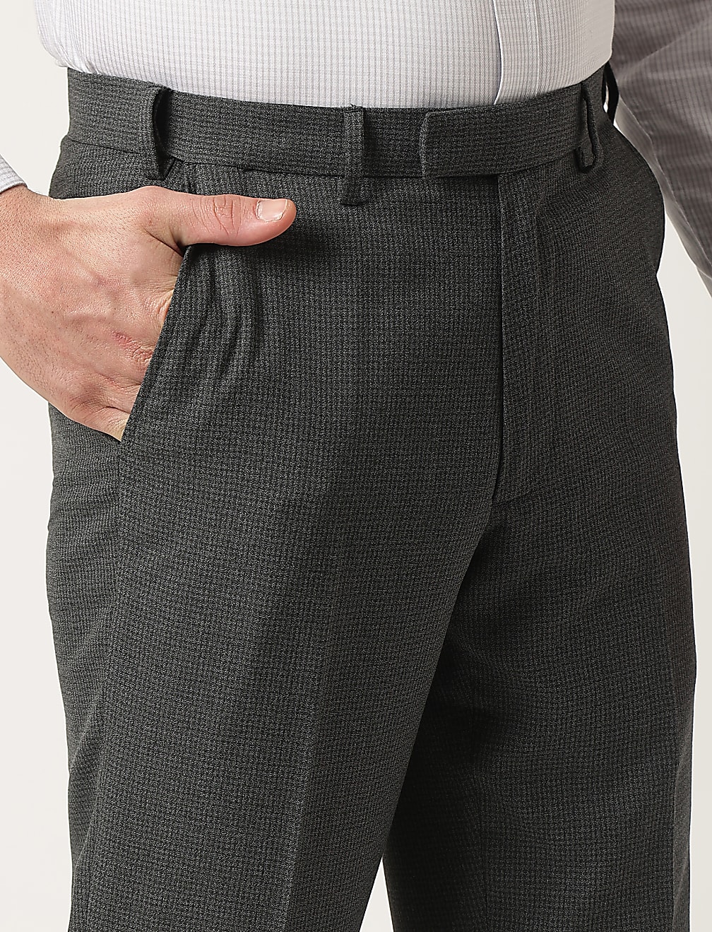 Checkered Regular Fit Trouser