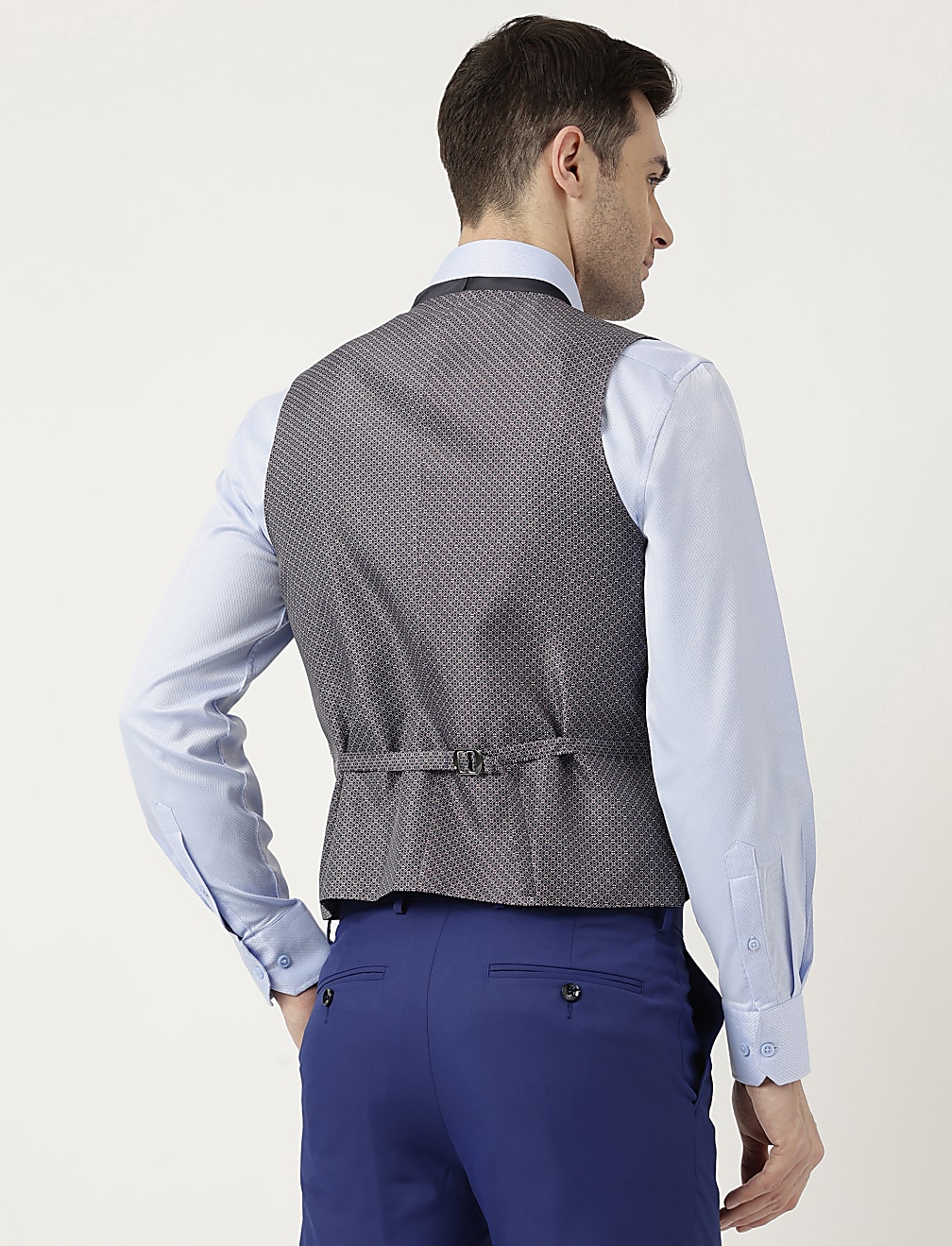 Solid Buttoned Waistcoat