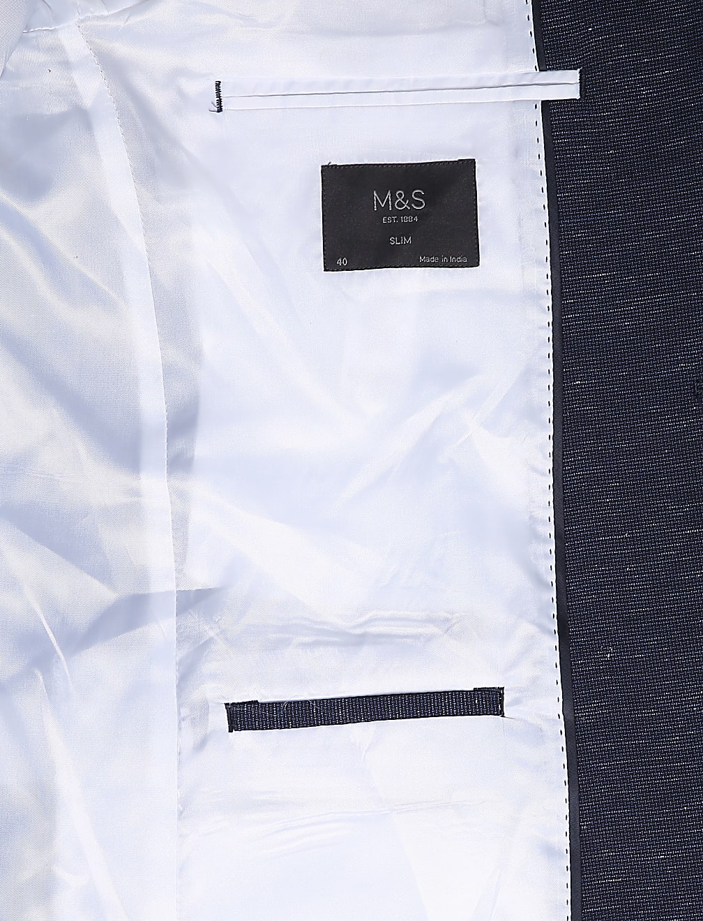 Self Design Lapel Collar Blazer