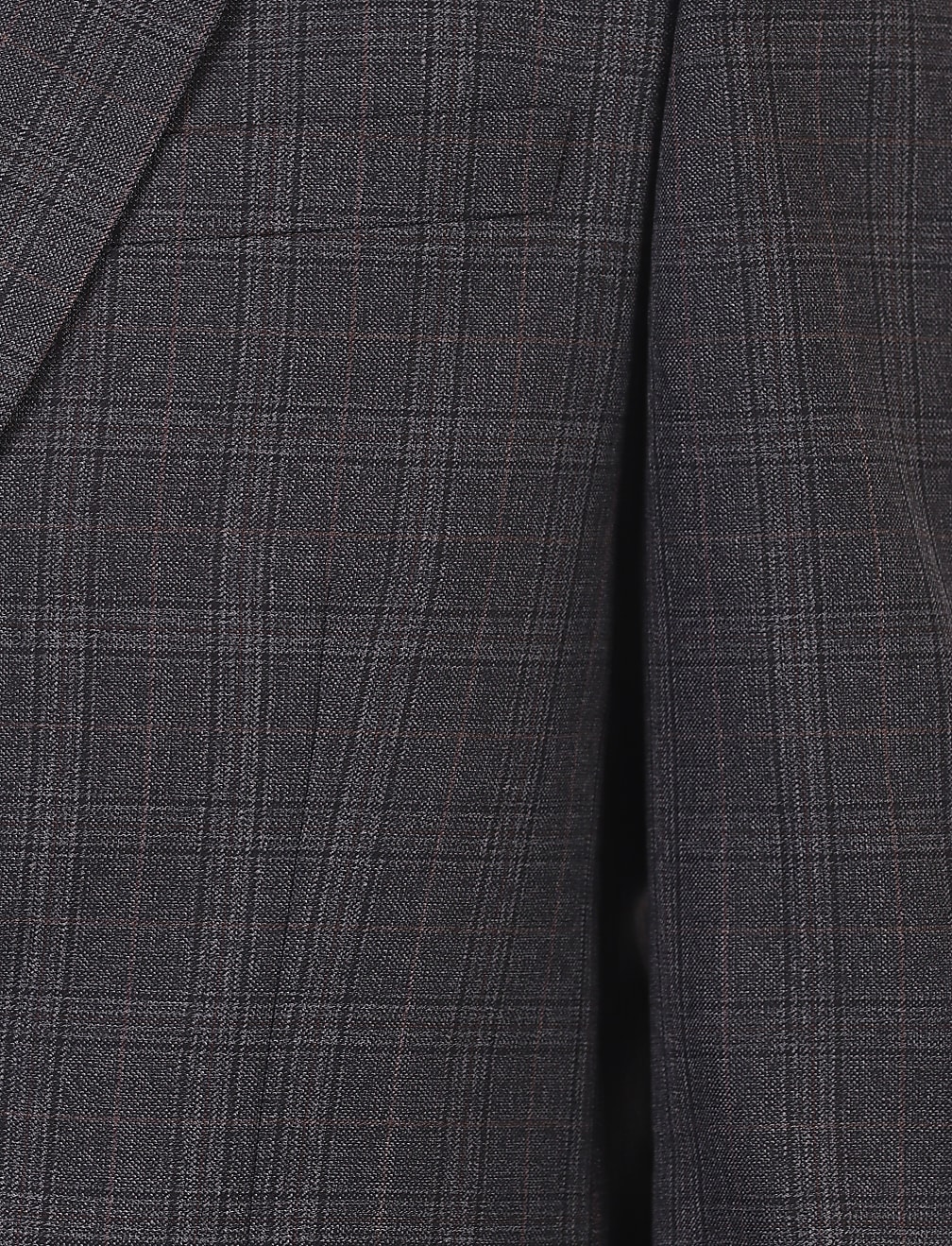 Checks Lapel Collar Blazer