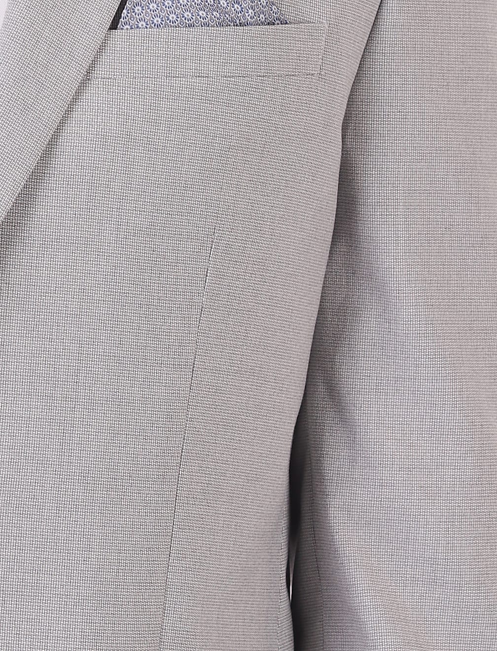 Self Design Lapel Collar Blazer