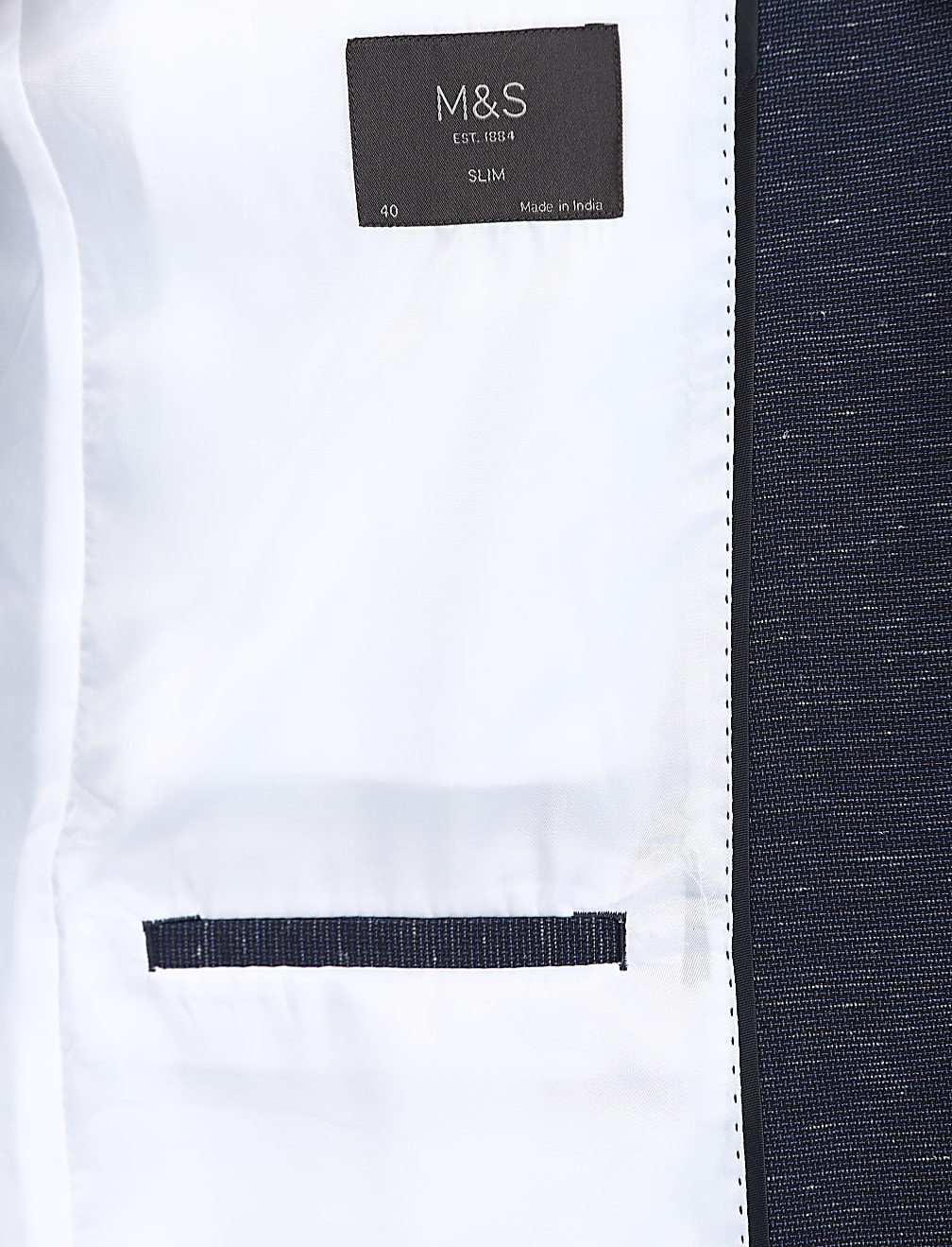 Self Design Lapel Collar Blazer