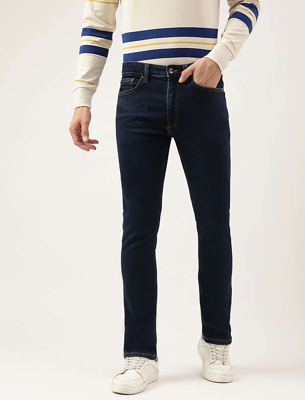 Cotton Mix Slim Fit Jeans