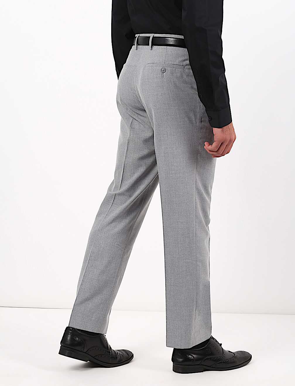 Plain Dark Navy Slim Fit Trouser