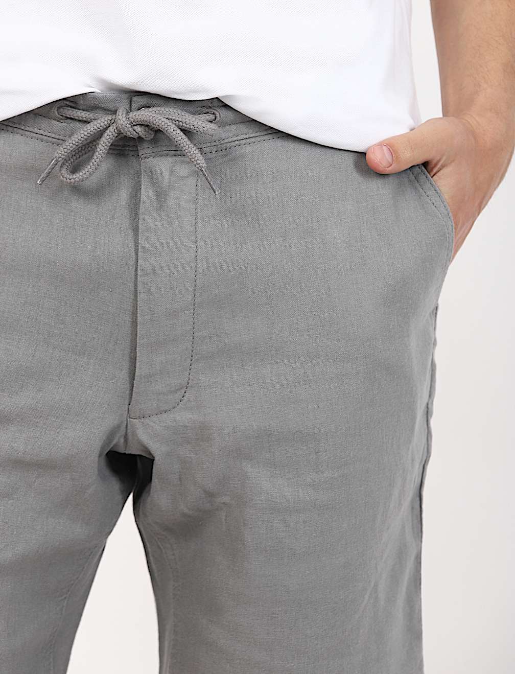 Linen Blend Regular Fit Short