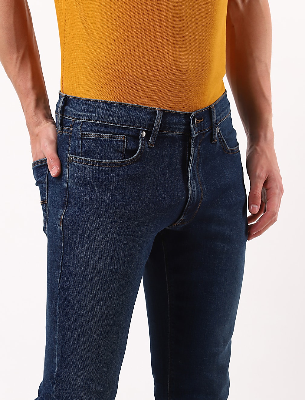 Cotton Mix Slim Fit Jeans
