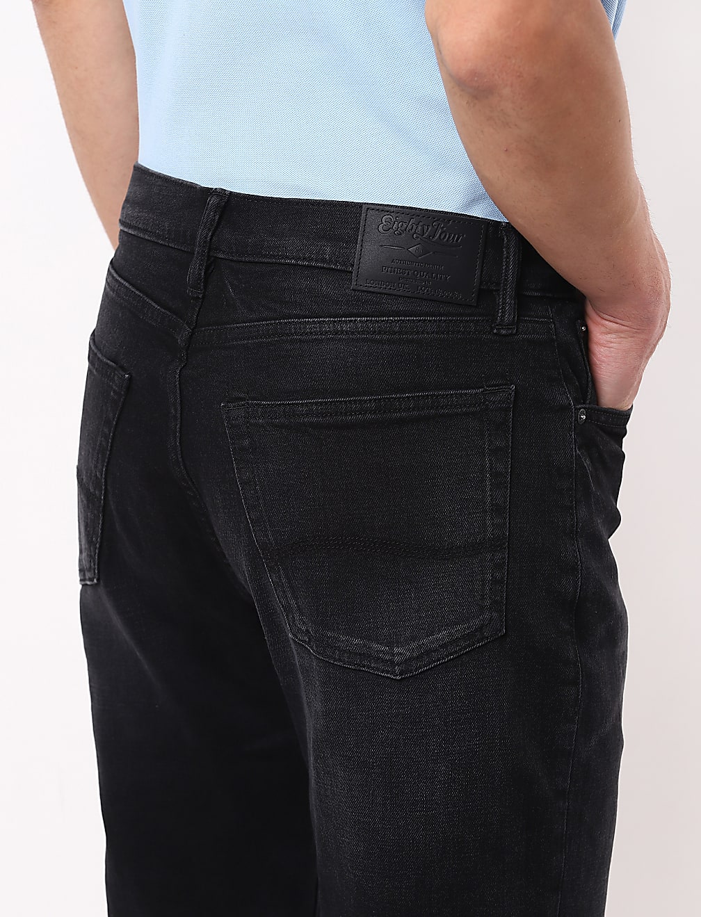 Straight Fit Vintage Wash Denim