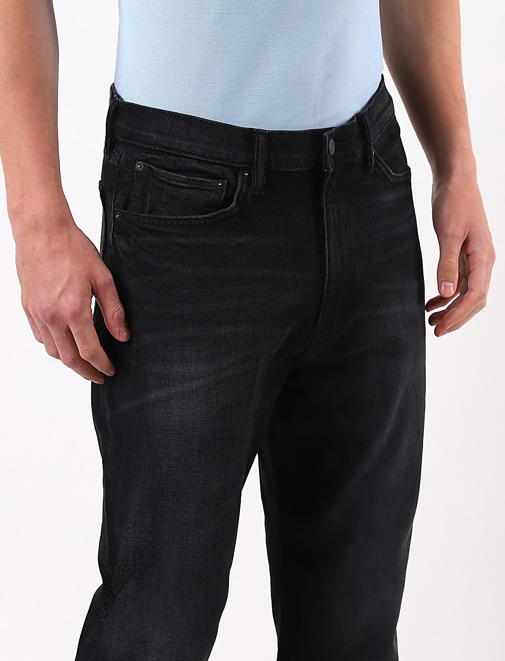 Straight Fit Vintage Wash Denim