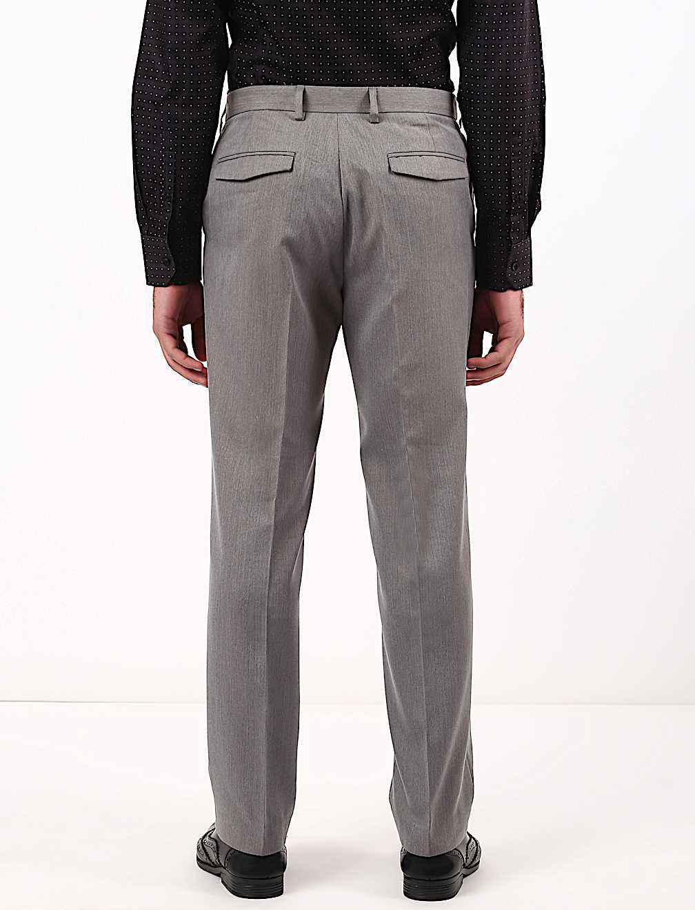 Regular Fit Flexi Waist Trousers