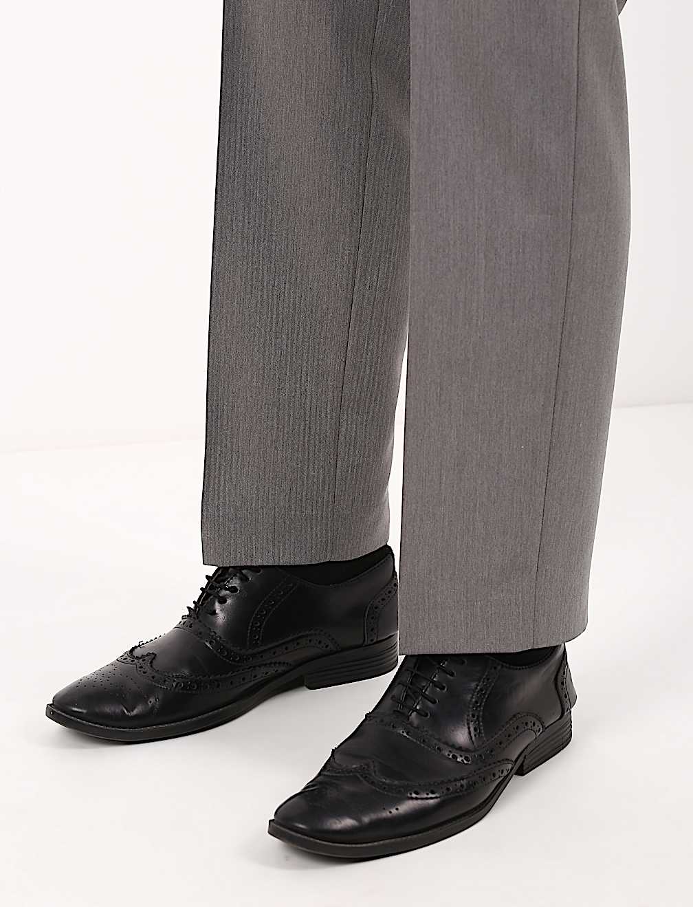Regular Fit Flexi Waist Trousers
