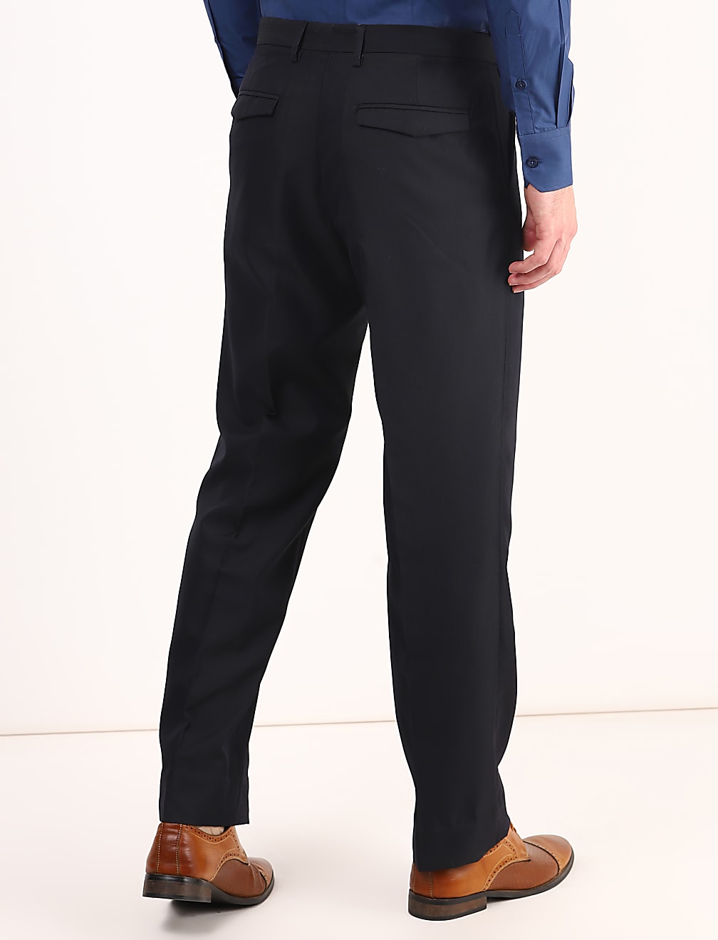 Regular Fit Flexi Waist Trousers