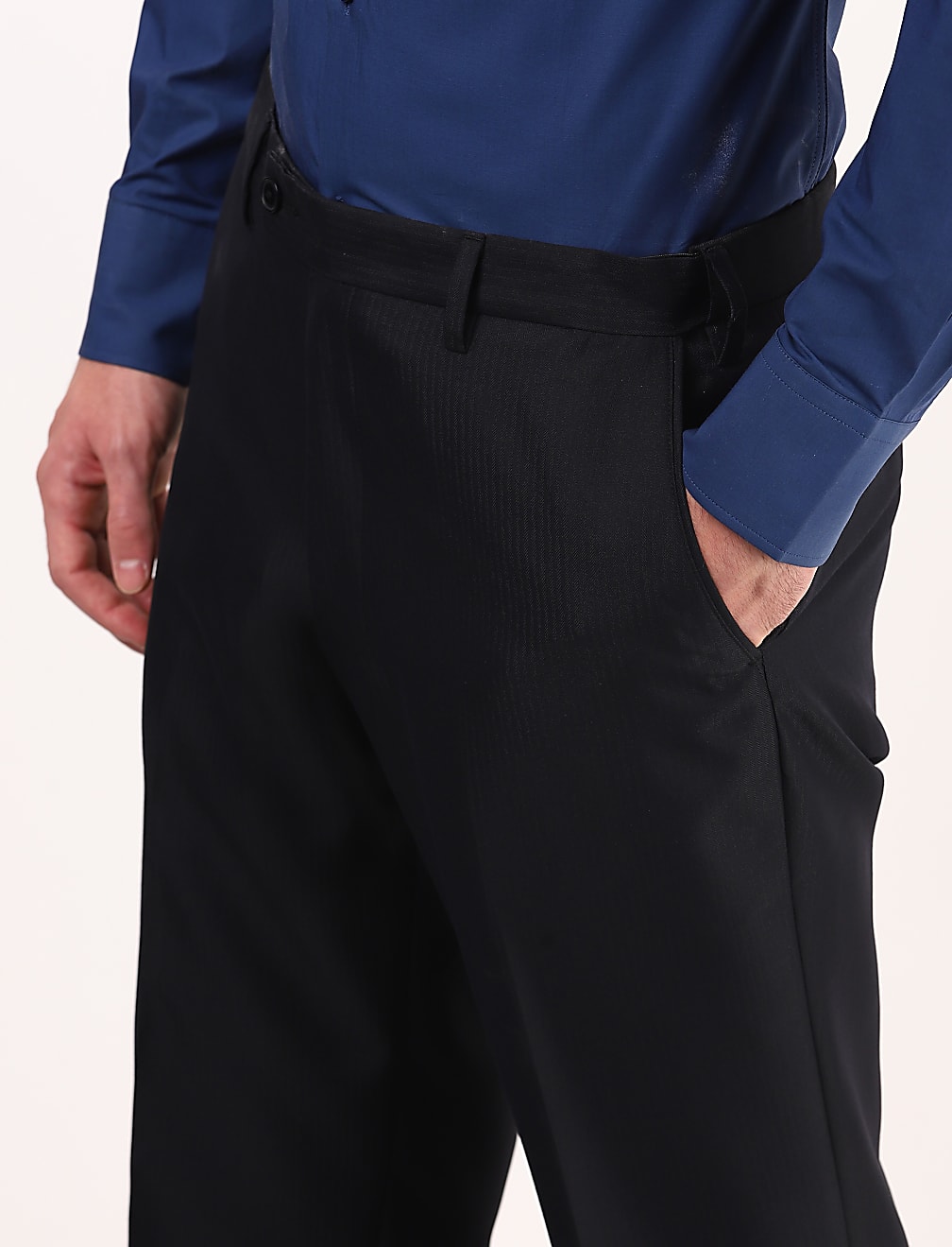 Regular Fit Flexi Waist Trousers