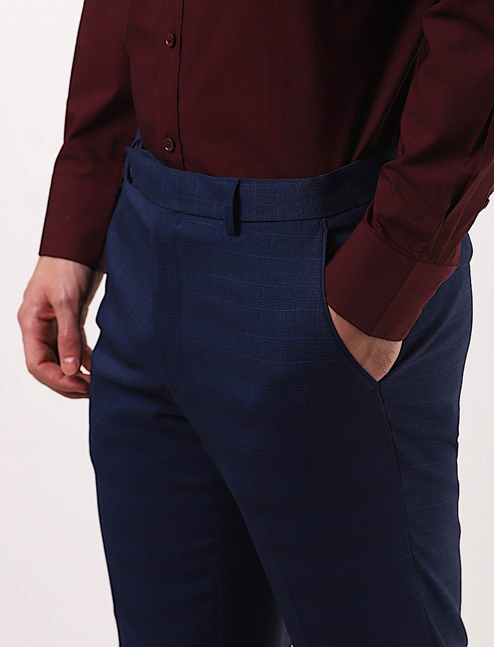 Check Skinny Fit Trouser