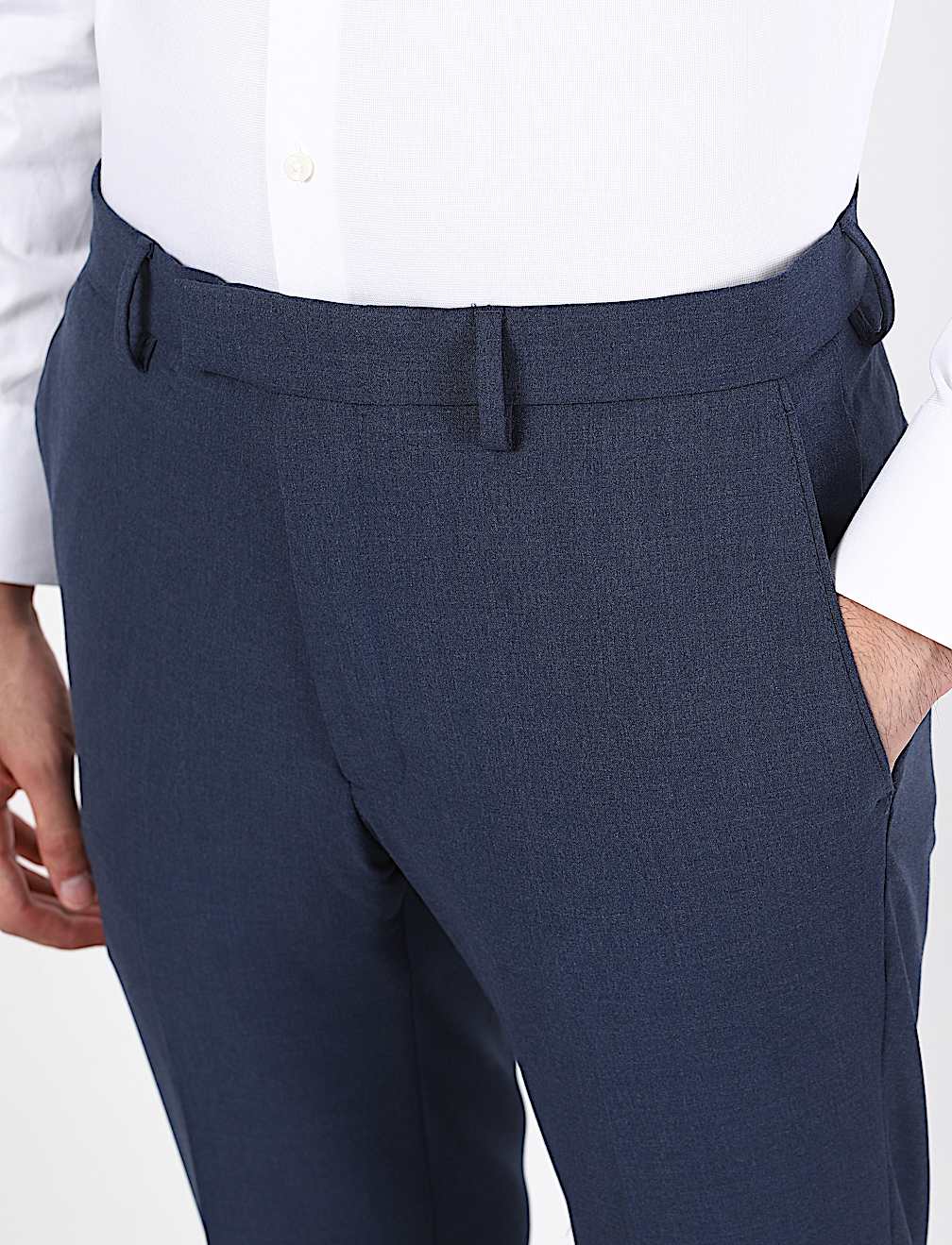 Bi-Stretch Skinny Fit Trouser With Active Waistband