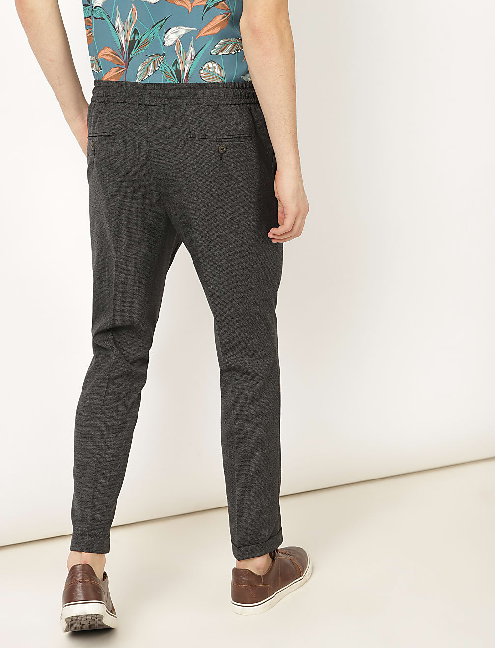 Plain Slim Fit Trouser