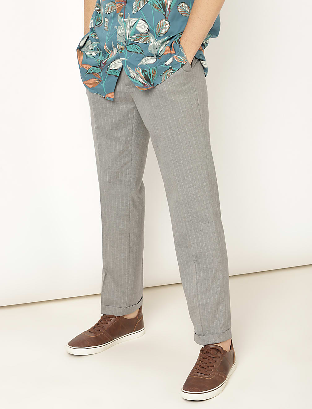 Plain Slim Fit Trouser