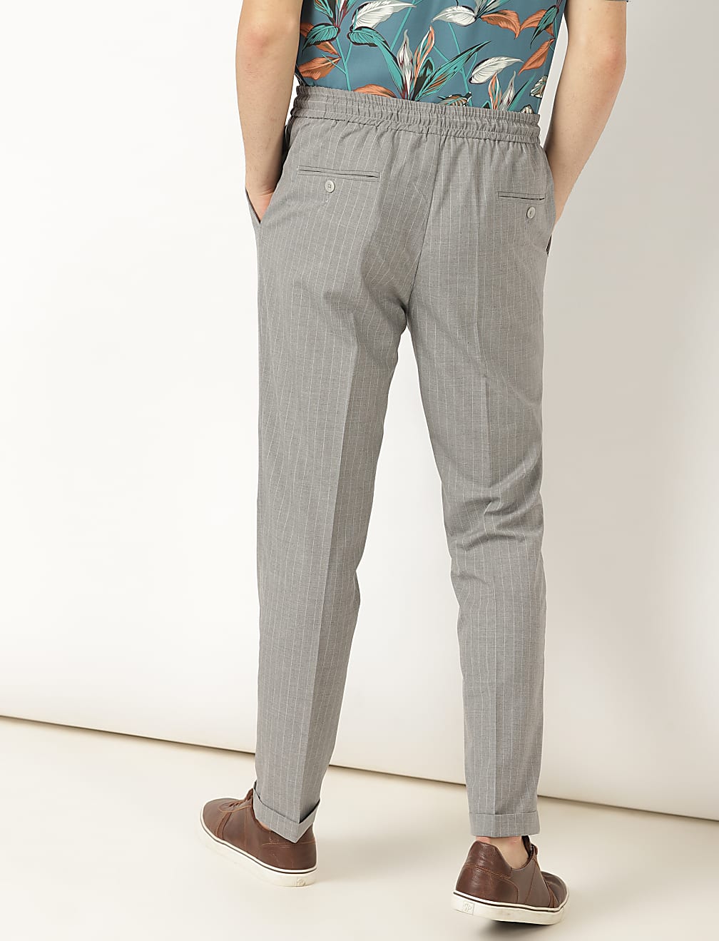 Plain Slim Fit Trouser