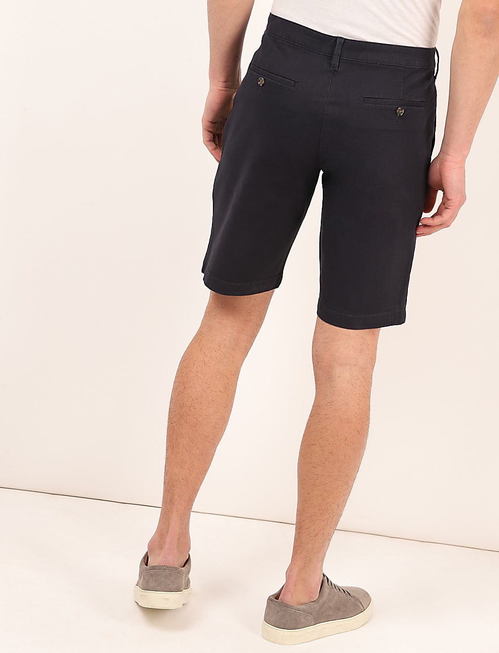 (Cotton Blend) Regular Fit Shorts