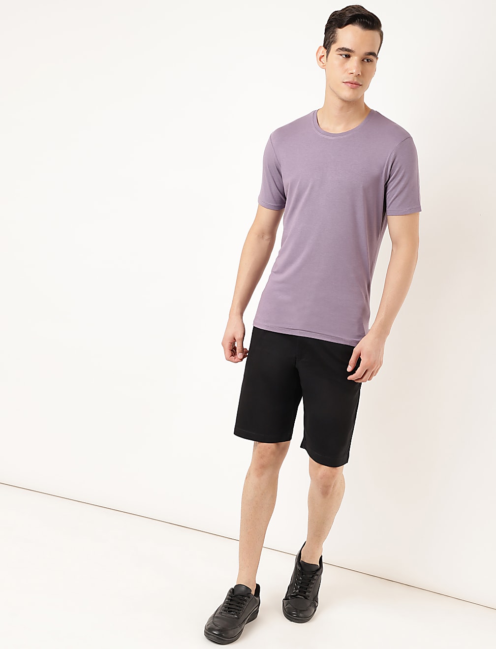 (Cotton Blend) Regular Fit Shorts