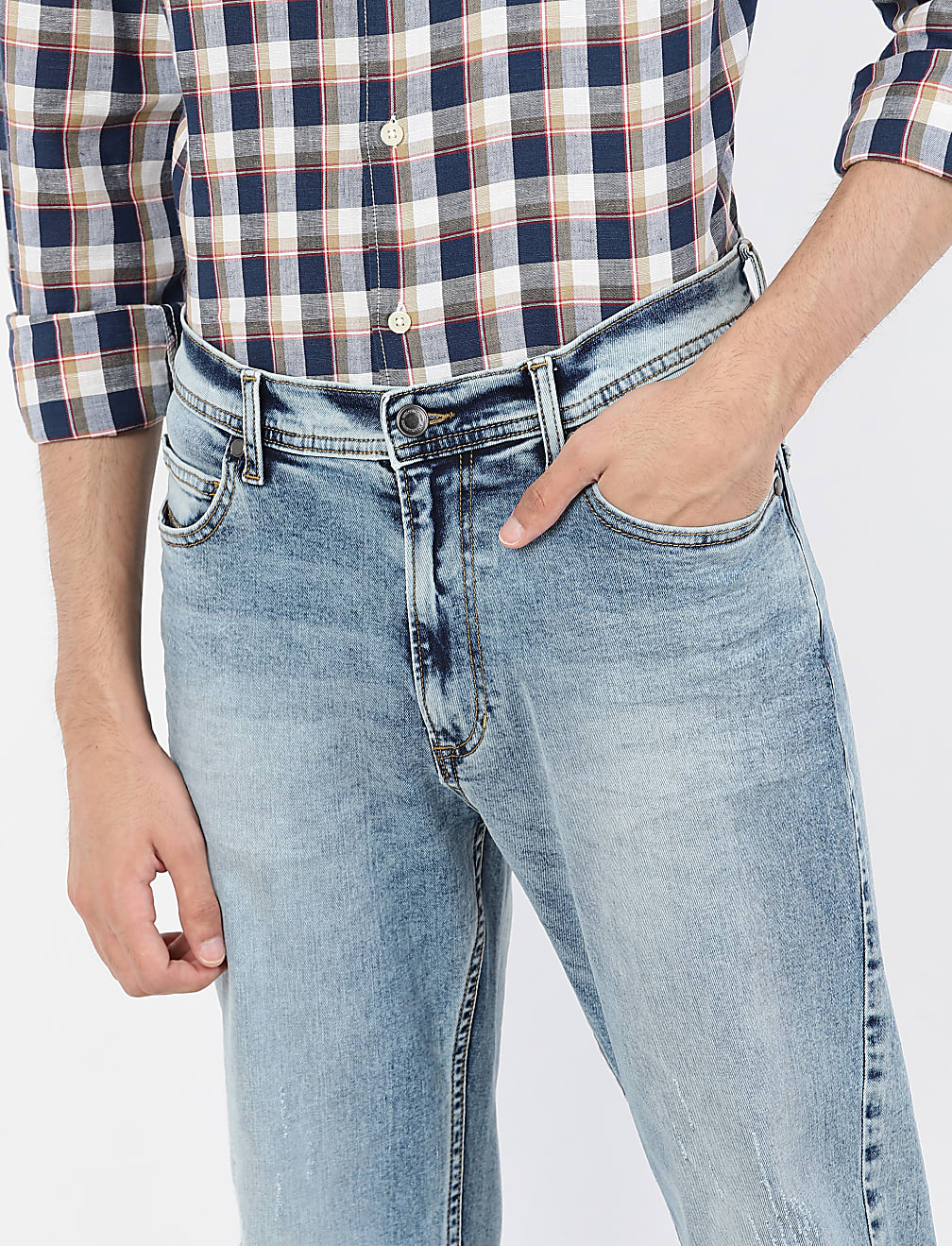 Straight Fit Vintage Denim