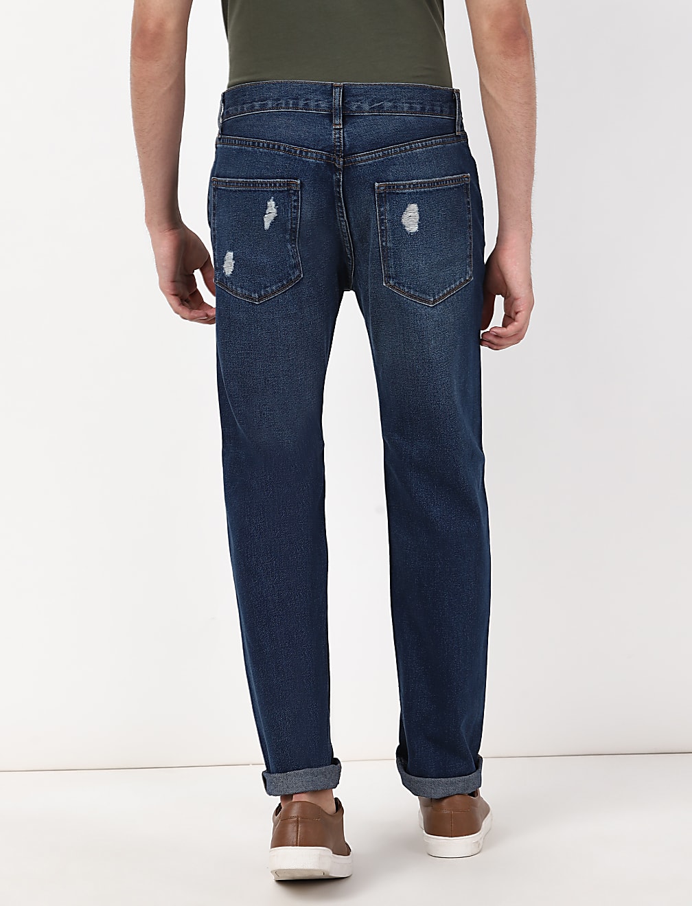 Ripped Jeans Straight Fit