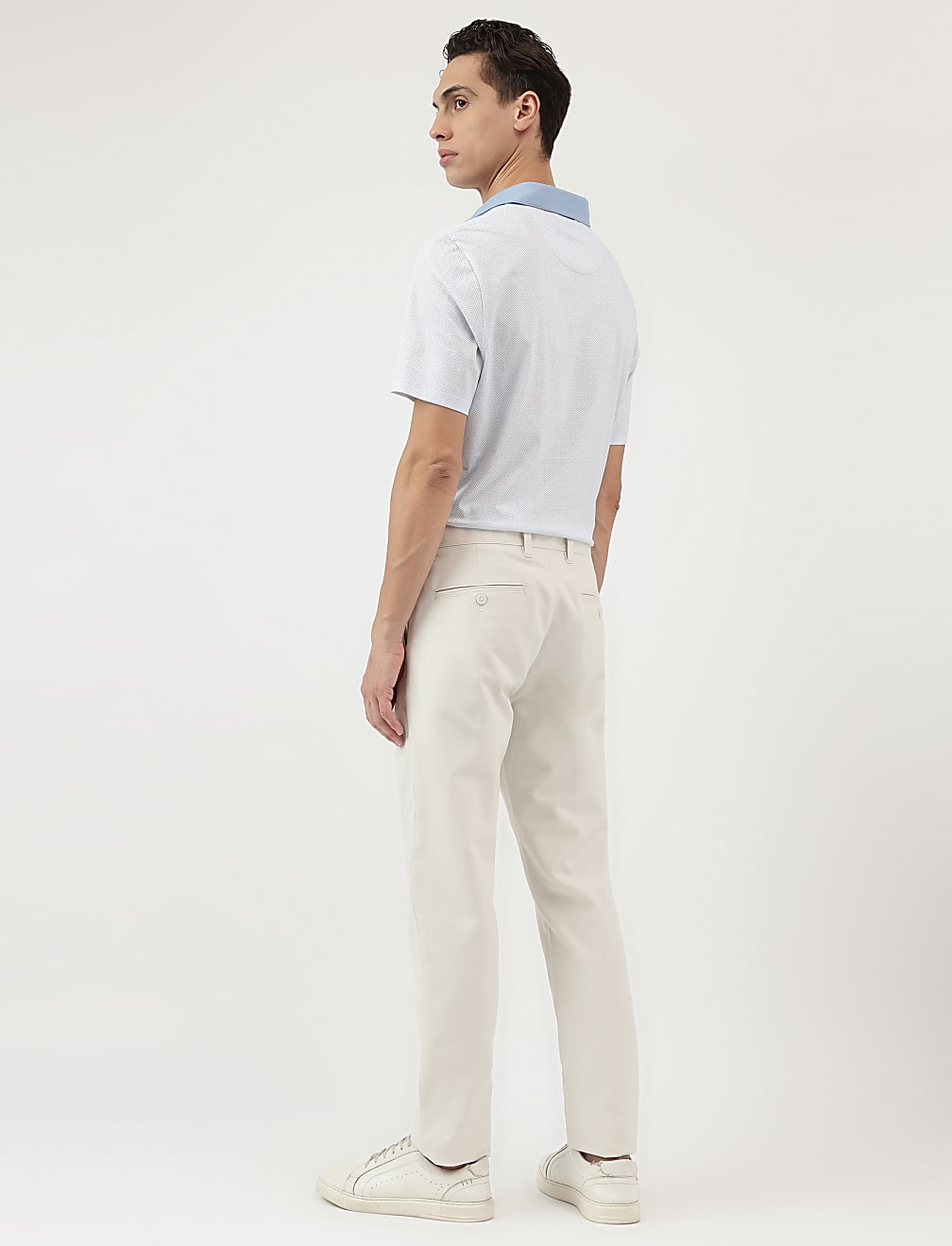 Slim Fit Plain Chinos