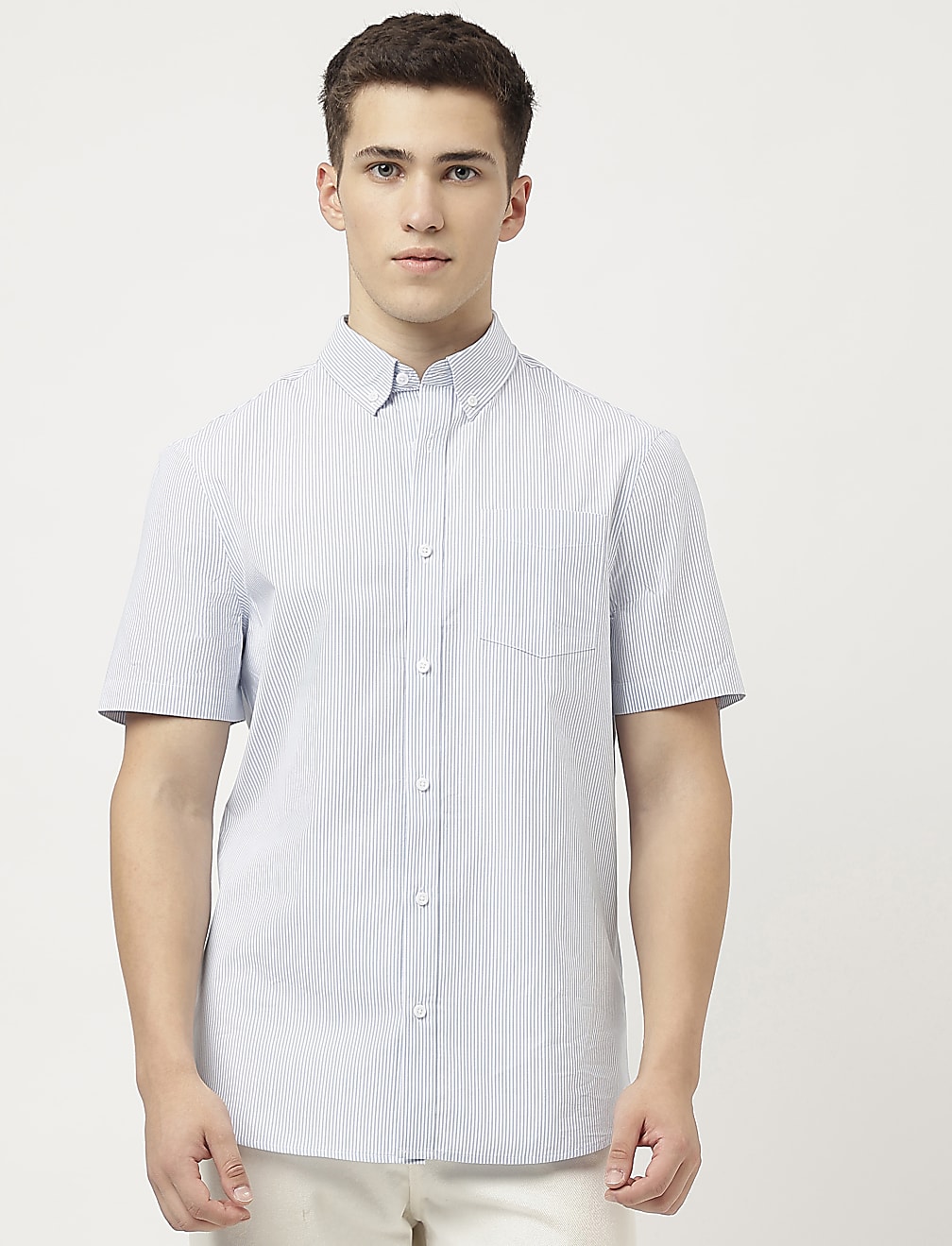 Pure Cotton Striped Shirt