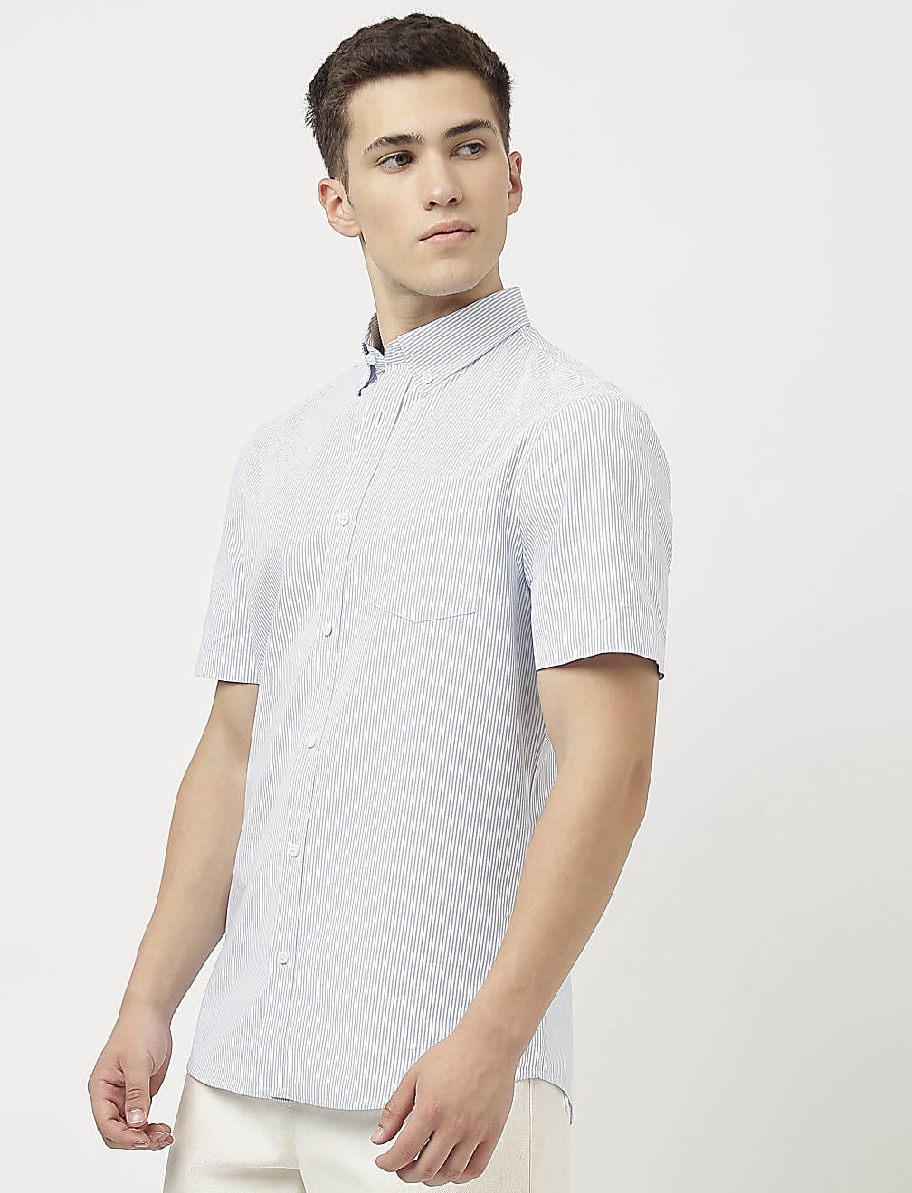 Pure Cotton Striped Shirt