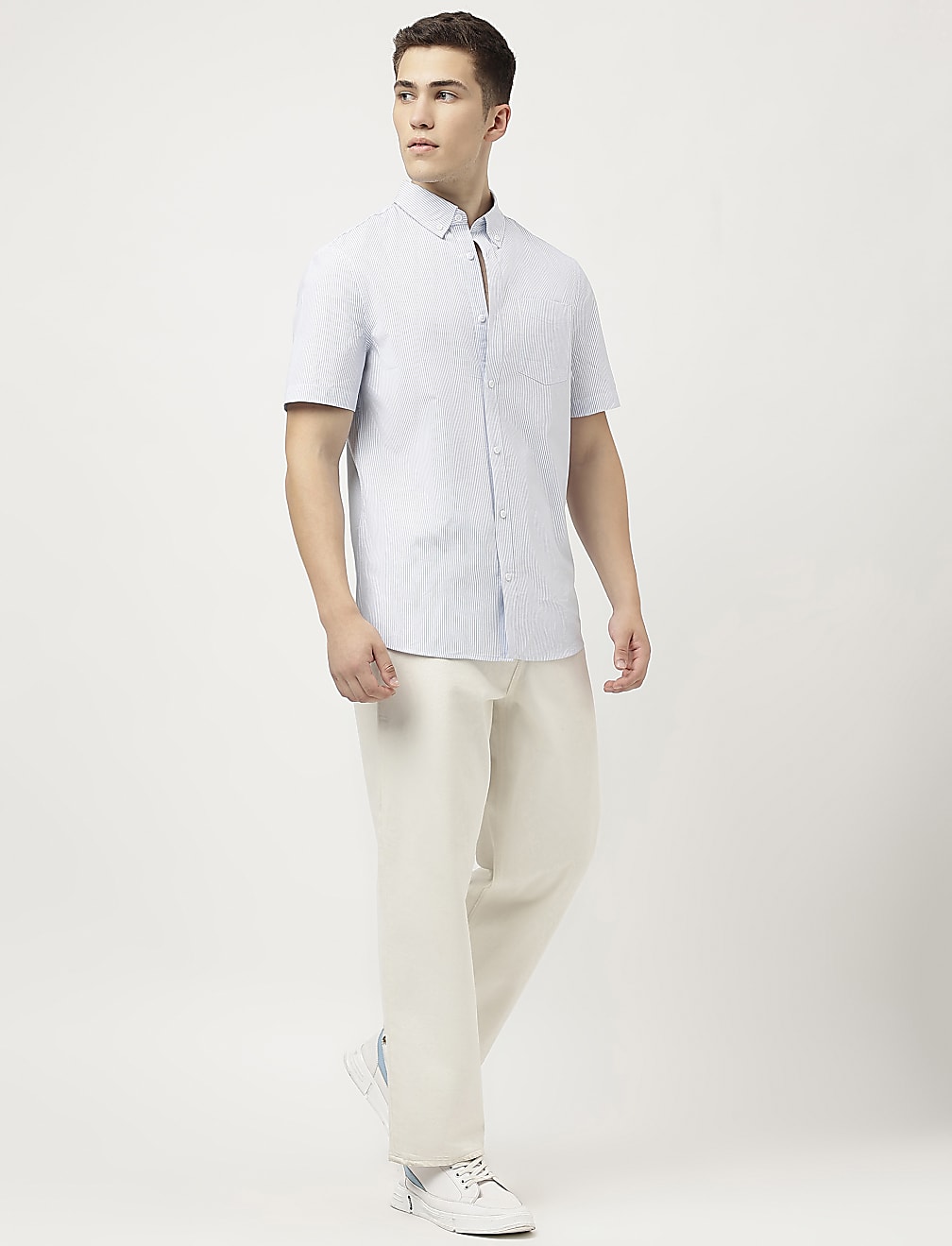 Pure Cotton Striped Shirt