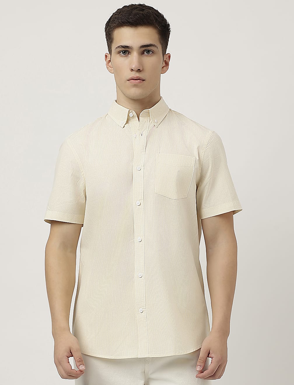 Pure Cotton Striped Shirt