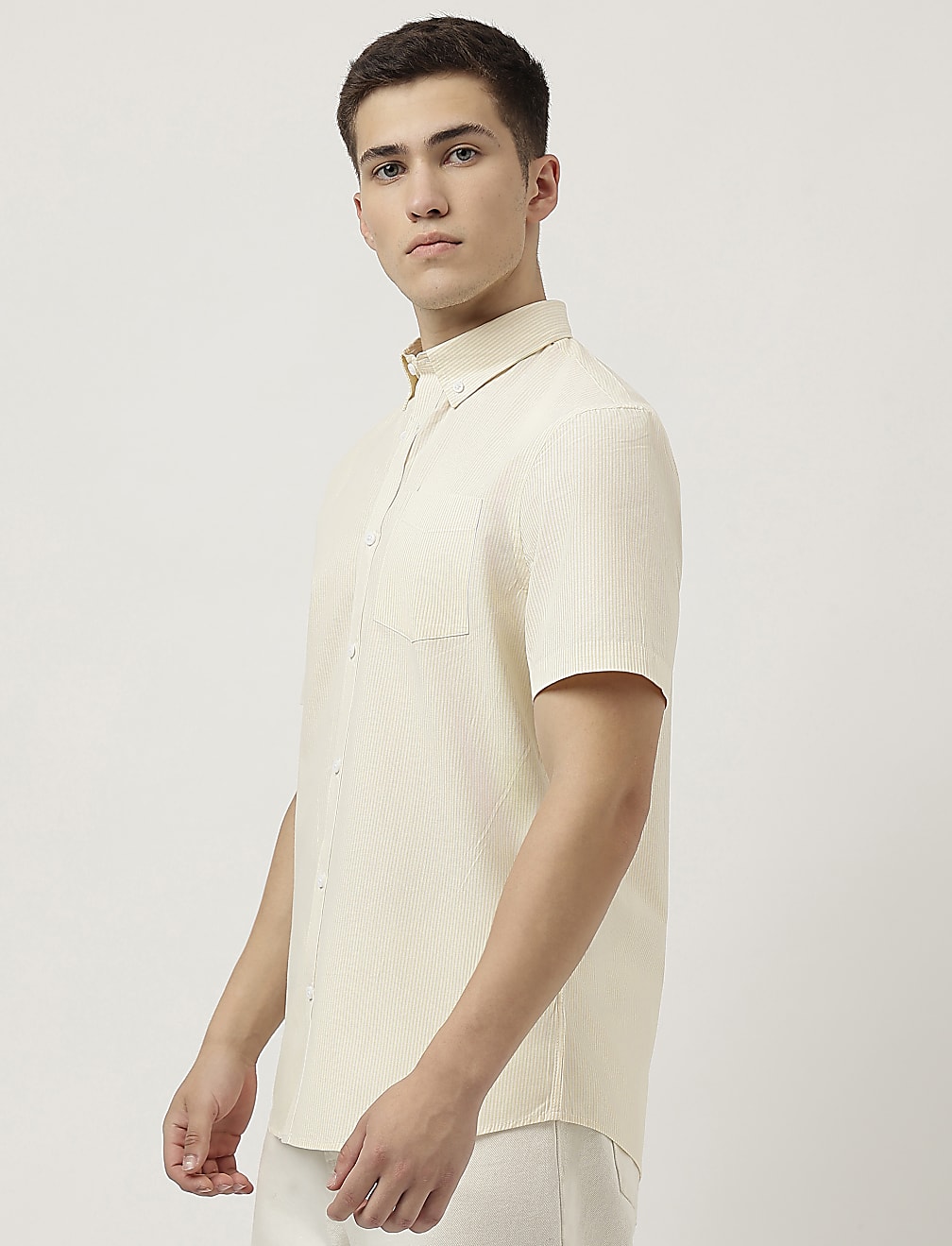 Pure Cotton Striped Shirt