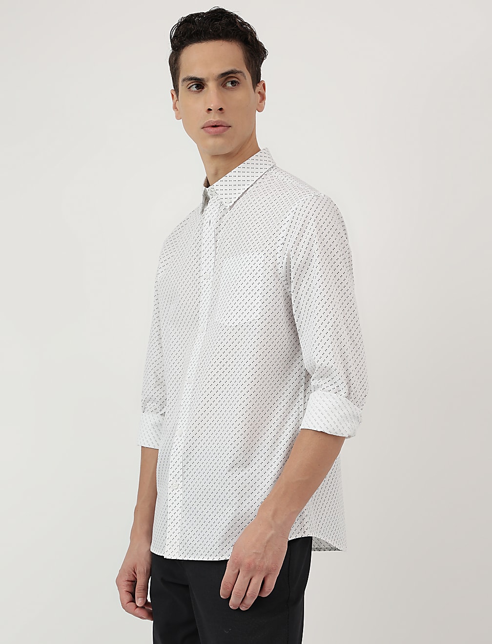 Pure Cotton Button Down Collar Shirt