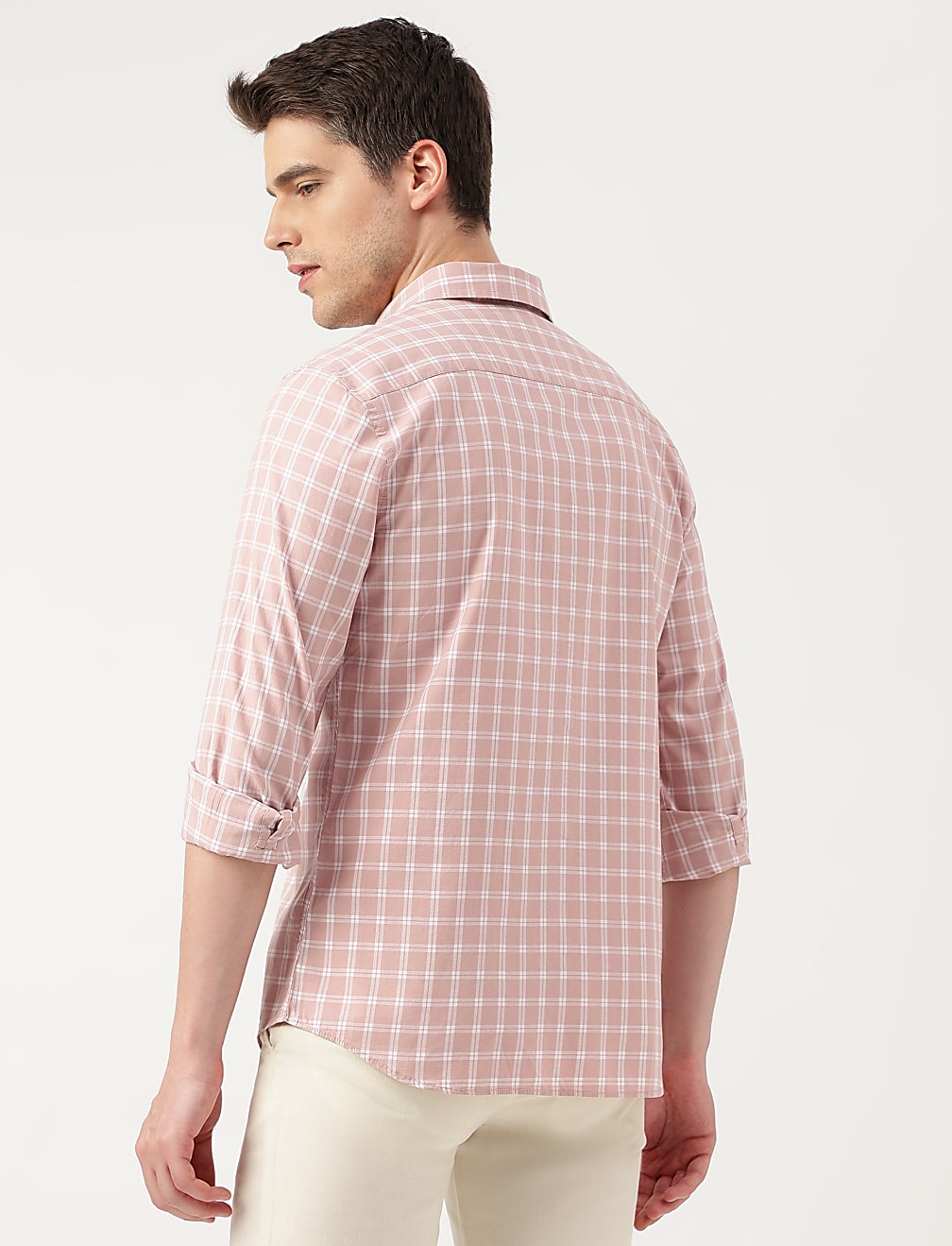 Pure Cotton Spread Collar Shirt