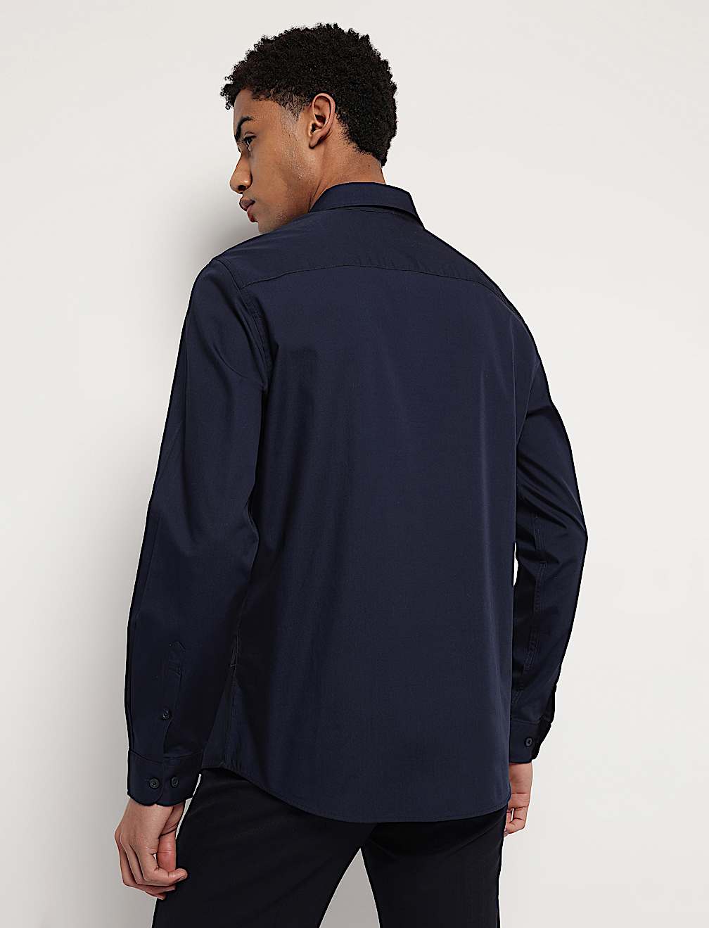 Pure Cotton Button Down Collar Shirt