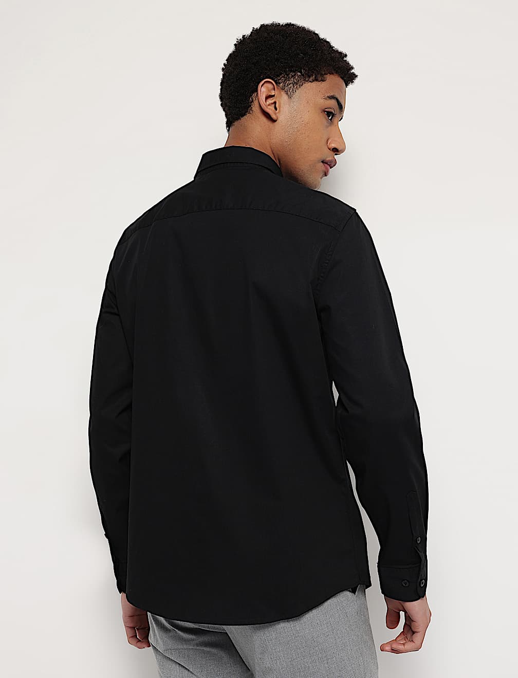 Pure Cotton Button Down Collar Shirt