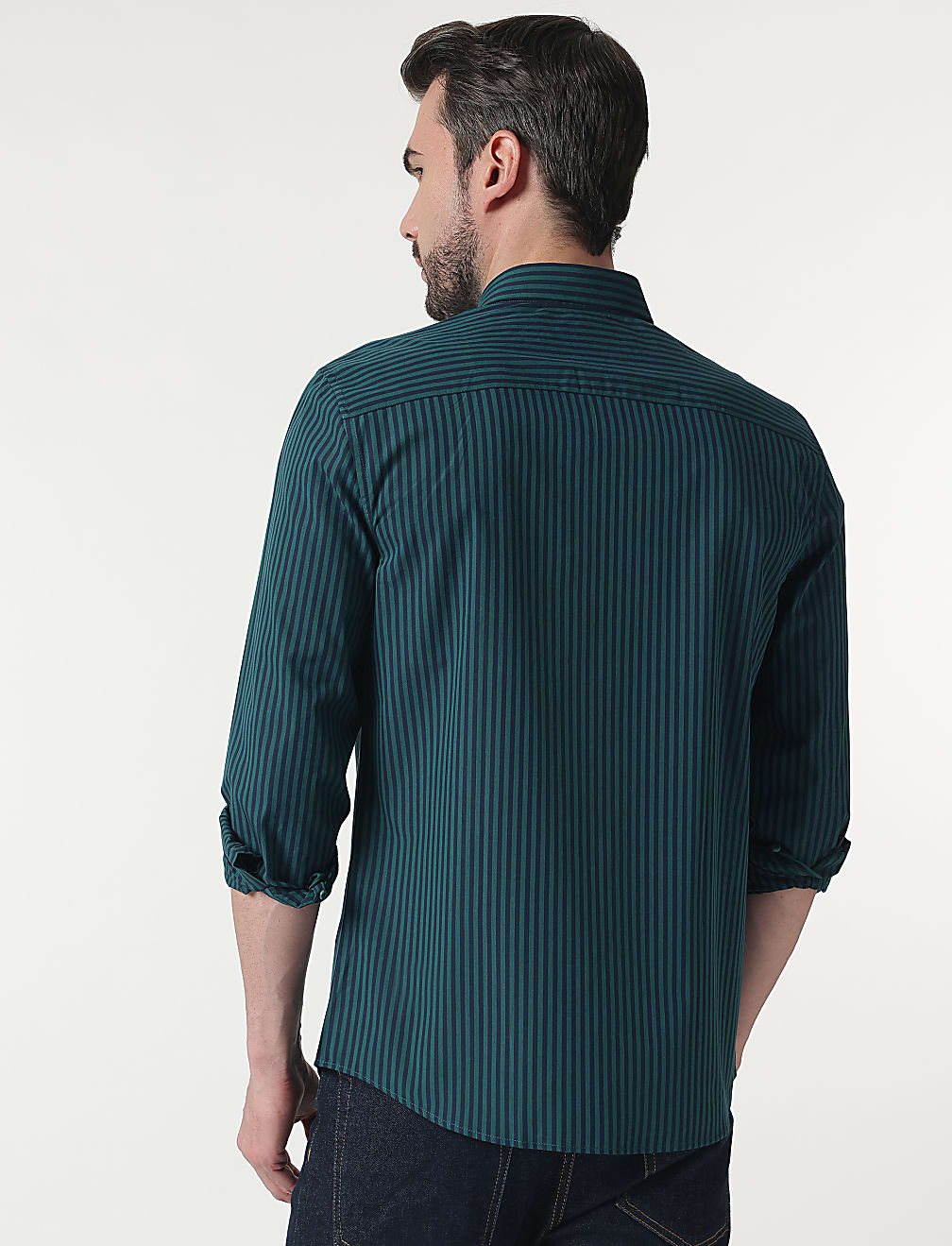 Pure Cotton Button Down Collar Shirt