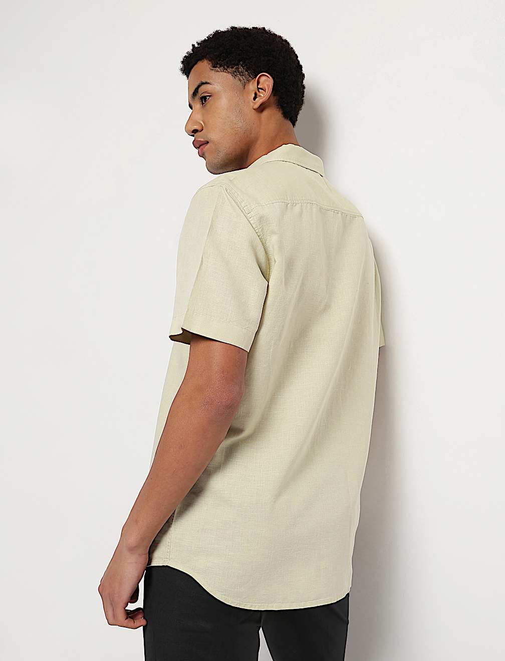 Linen Rich Relaxed Fit Shirt