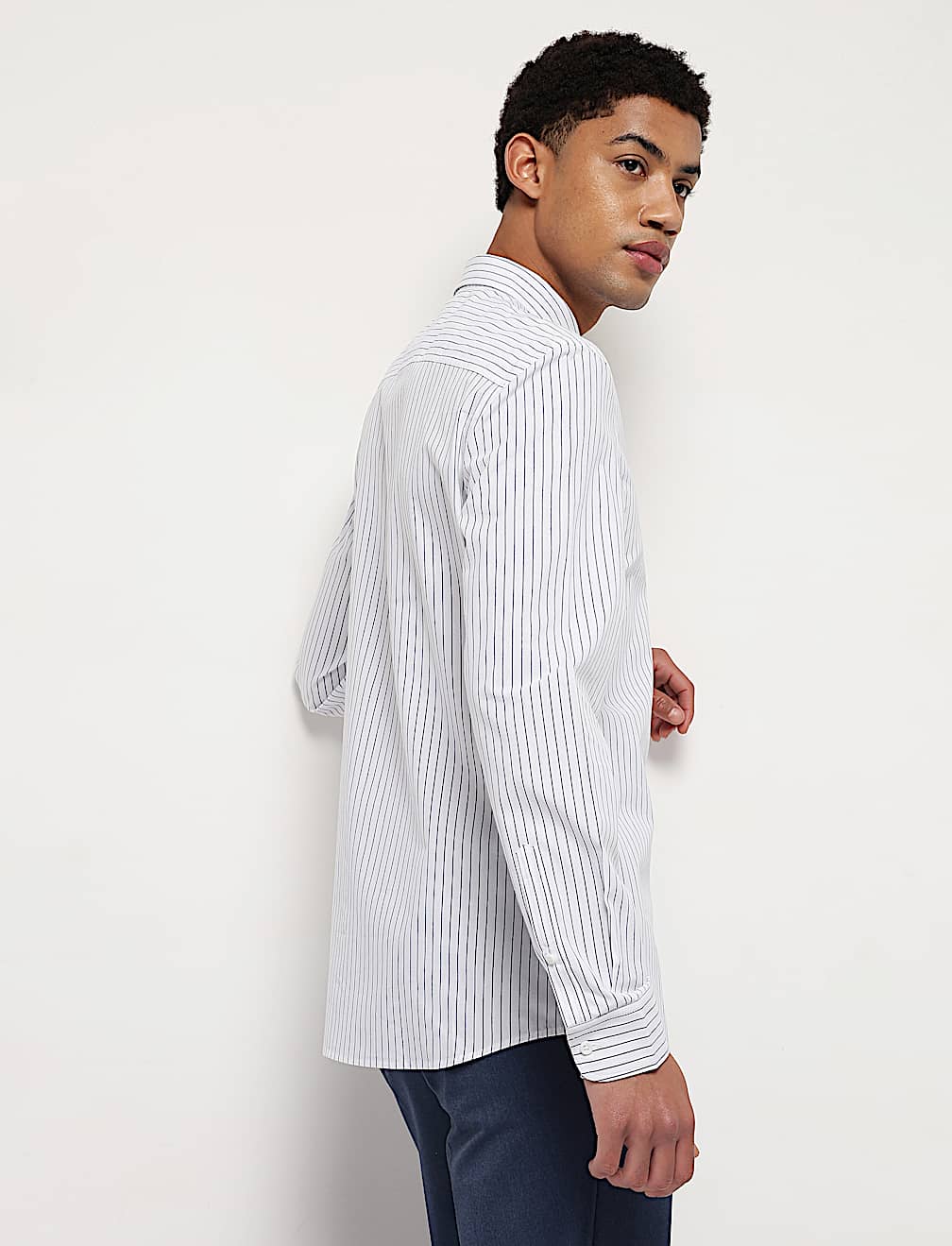 Pure Cotton Button Down Collar Shirt