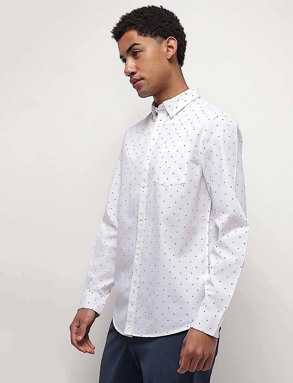 Pure Cotton Printed Full Sleeves Shirt