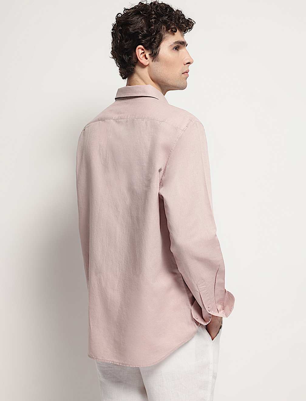 Linen Rich Relaxed Fit Shirt