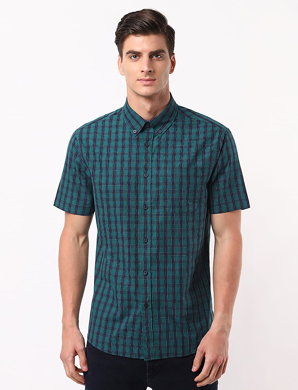 Short Sleeved Check Shirt
