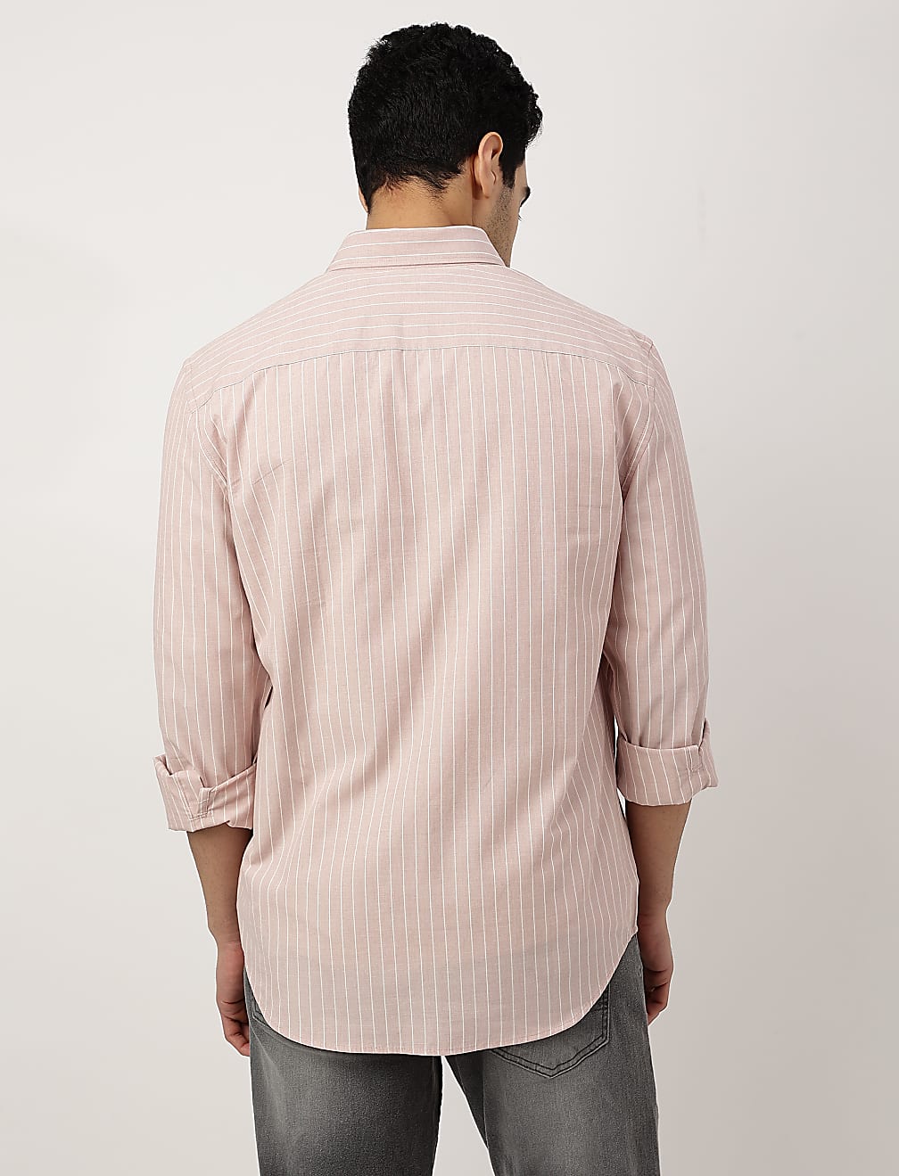 Pure Cotton Button-down Collar Shirt