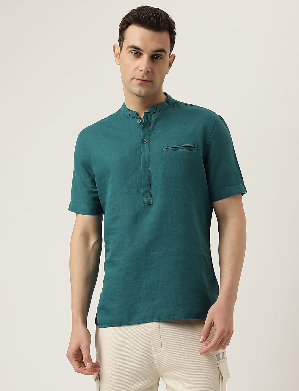 Mandarin Collar Shirt